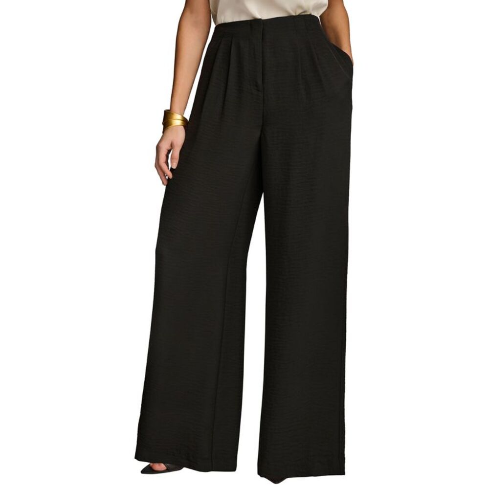 Donna Karan New York Donna Karan Women's Pleat Front Wide-Leg Pants